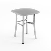 Табурет Классик металлик, (к/з Серый 700)