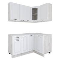 Кухня УГЛОВАЯ  Равенна Сосна лофт / Дуб светлый (столеш Этория, без мойки) 1,5м.