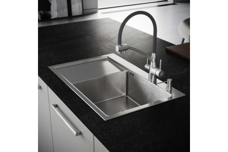 MRK-7851 R Набор 2 в 1 РМС кухонная мойка с левым крылом+дозатор