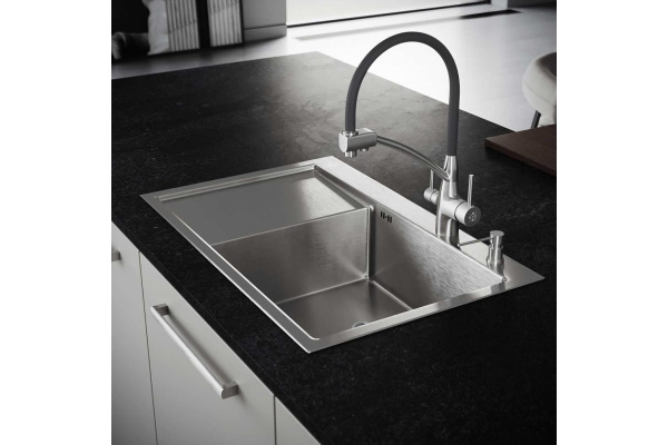 MRK-7851 R Набор 2 в 1 РМС кухонная мойка с левым крылом+дозатор