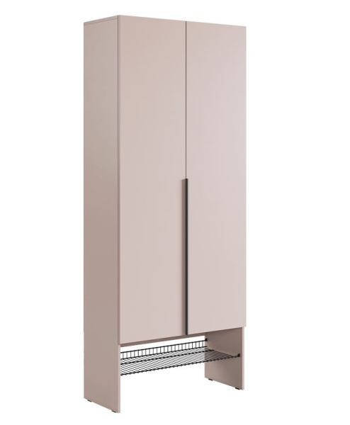 Баско Прихожая Полка сотовая L800, (750х300х) /Черный