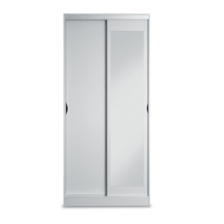 Шкаф-купе Клэр с зеркалом 1000х600х2200 Серый камень