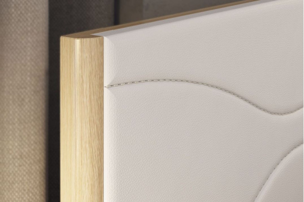 Зара Кровать  Комфорт 1600*2000  SMZ -06.1623 дуб сонома/белый