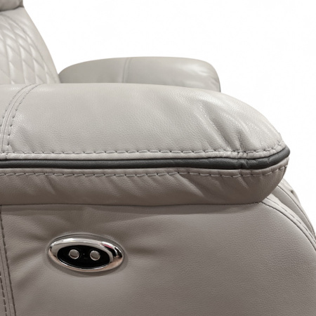 Кресло-реклайнер  YF-S 8032 Экокожа/Белый/ Электр. управление