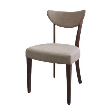 Стул CB-3352, ткань Magnolia/Merlot beech