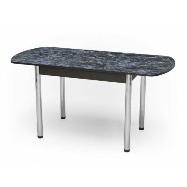 Стол Фаворит РАСКЛ, конус вставка Пластик (Кастилло темн.)B5,металлик+ЛДСП (Бодега темный