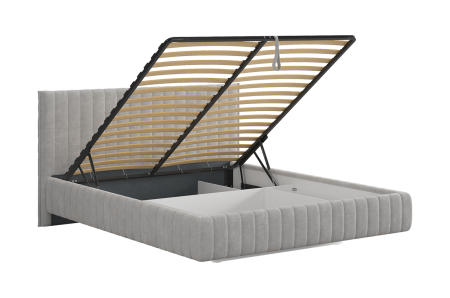 Кровать Твикс с подъемным механизмом  160х200 см (галька (велюр))
