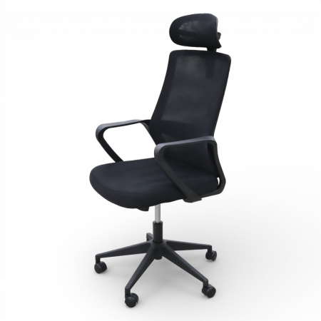 Кресло офисное 8387H-BK ткань YKX-615-1-FX,
