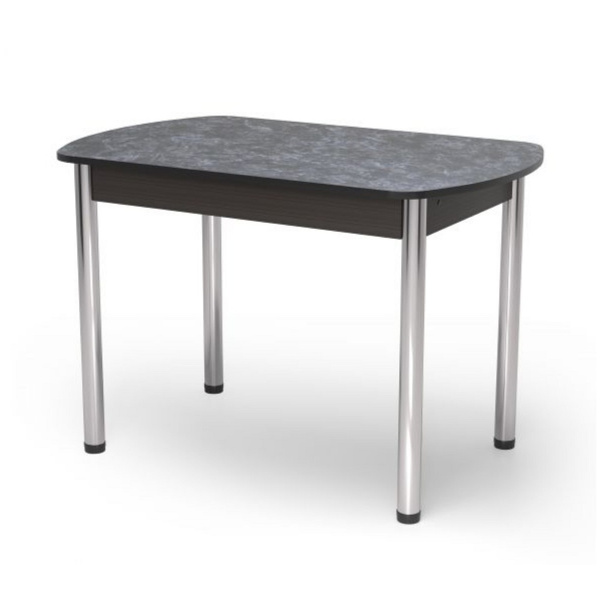 Стол Фаворит РАСКЛ, конус вставка Пластик (Кастилло темн.)B5,металлик+ЛДСП (Бодега темный