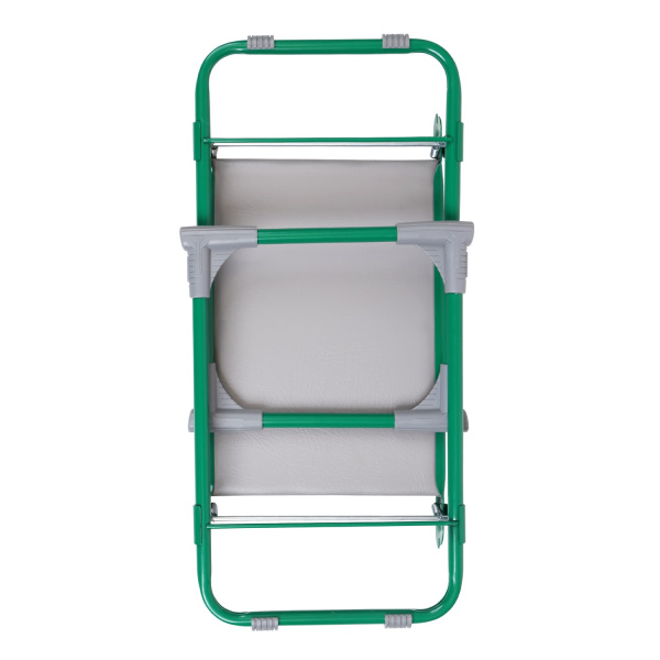 Скамейка садовая с мягким сиденьем,зеленая (арт. СКМ/3)