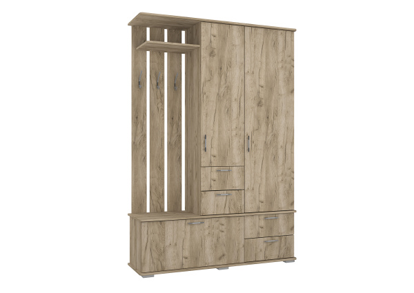 Прихожая ПР-3, Дуб крафт серый