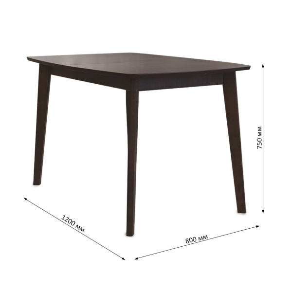 Стол  TVE-6822 Merlot Beech (MB), 1200(+300)*800*750