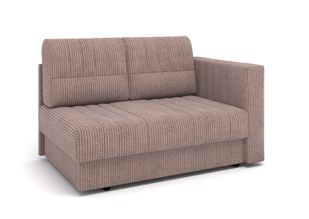 Диван м/г "Майя " ПРАВАЯ  (кушетка) Sense 02 cappuccino