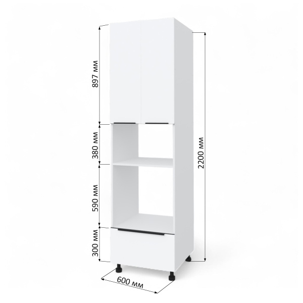 КАТАНИЯ  Пенал под духовой шкаф+микроволновку