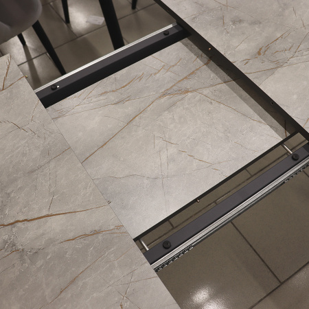 Стол Ареа,1400(+400)*800, металл Графит+пластик (LEMARK 0435)