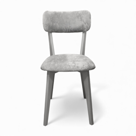 Стул Дельта дымчатая эмаль, ткань Катания 18 св.грифельный