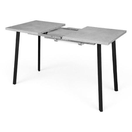 Стол ТИТО 96(156)*60Бетон Чикаго светлый/Черный