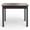 Стол кухонный  Уют 3 90(+35)*60*75 венге/Черный