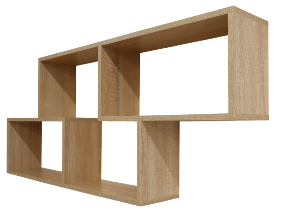 Полка навесная П-15 550 * 1200 * 200 Дуб сонома 